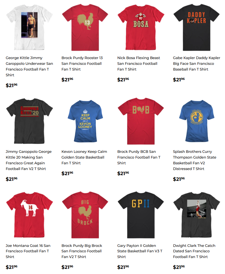 TheBayAreaTshirts Products